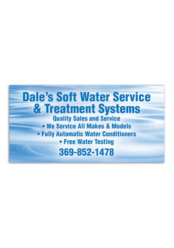 4 x 2 inch Business Card Magnets