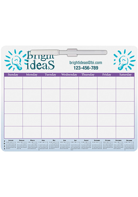 Memo Board Calendar with 11in x 8.5in Magnets Memo Board Calendar with 11in x 8.5in Magnets