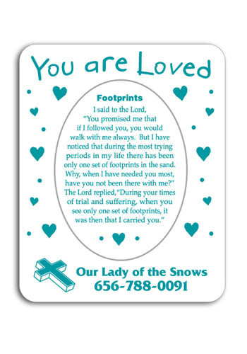 You are Loved 3in x 3.75in Magnets