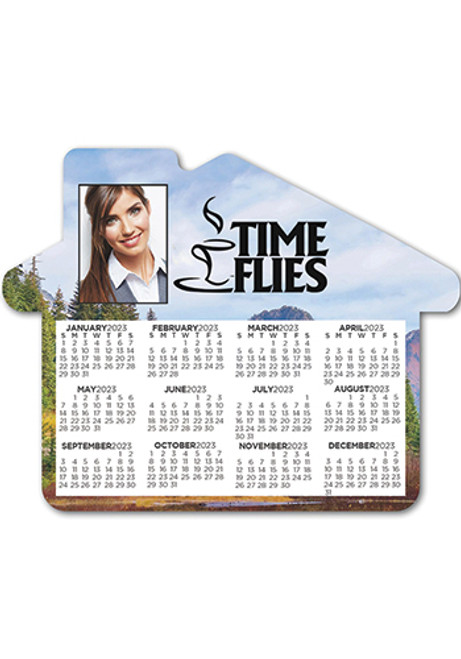 Calendar House 4.69inch x 3.75inch Magnets
