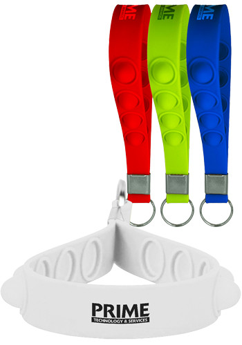Portable Stress Popper Keychain