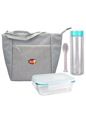 Speck Glass, Bottle & Utensil Tote Set