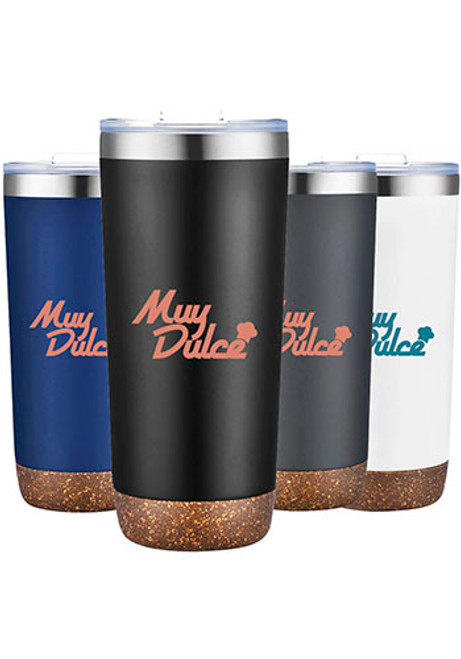 22 oz. Cork Bottom Travel Tumblers