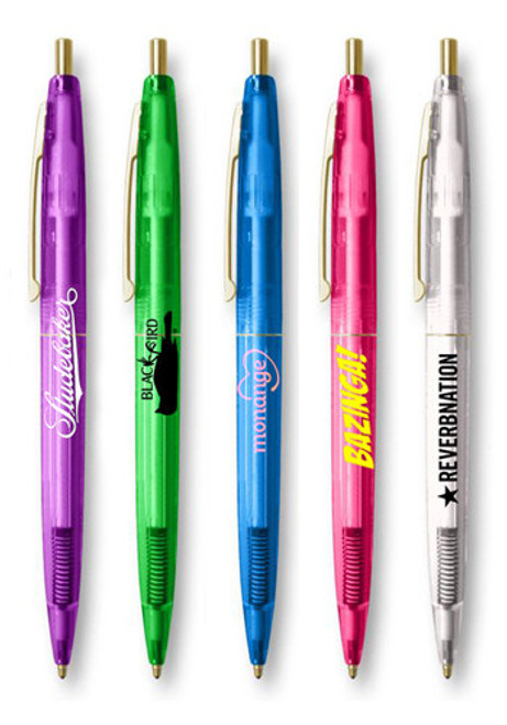 Clear Clics Gold Pens