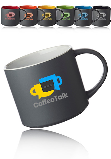 Matte 16 oz. Stackable Ceramic Mugs