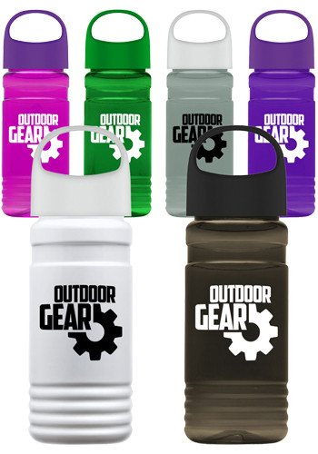 Upcycle RPET Bottle with Oval Crest Lid