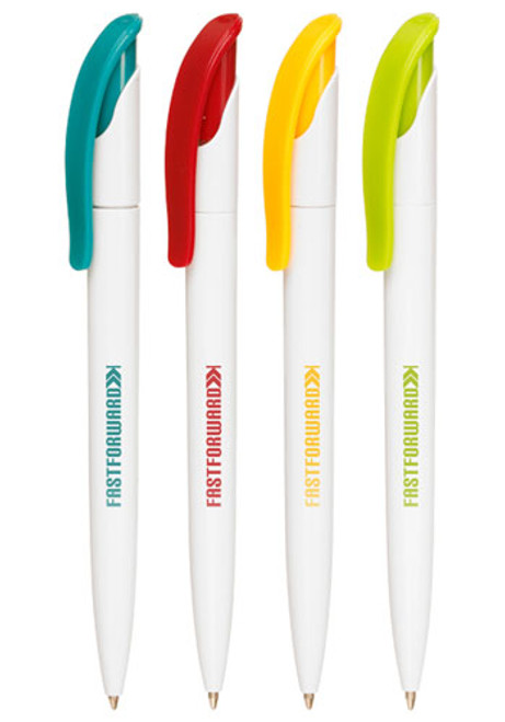 White Full Color Wrap Pens