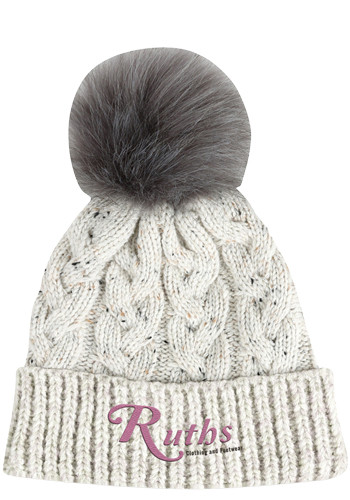Ahead Speckle Pom Knit Hat