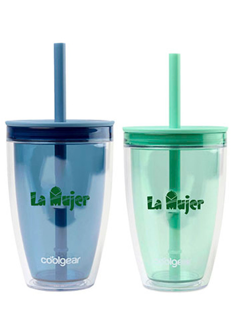 14 oz Cool Gear® Oasis Straw Bottle