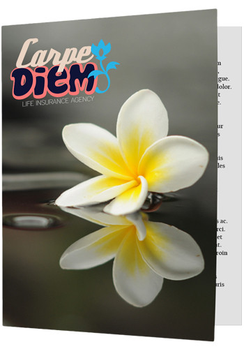 A2 Folded Custom Printed Card