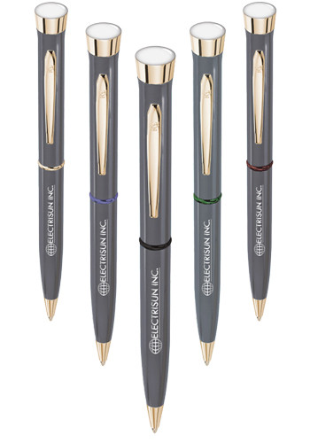 Garland® Recycled High Gloss Pen with Gold Accents