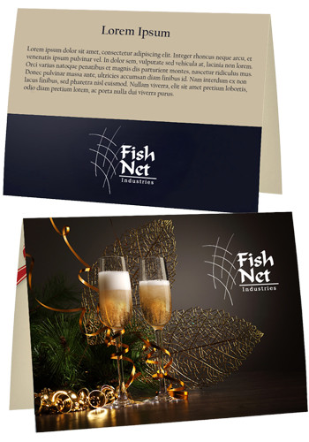 5 x 7 Folded Custom Printed Card