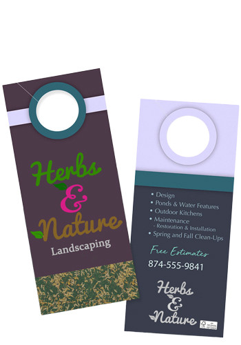 Full Color Door Hanger