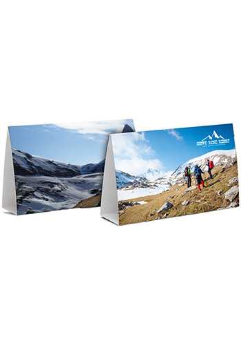 Custom Horizontal Table Tents
