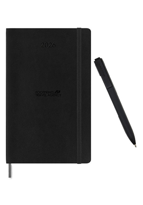 Moleskine® Weekly 2026 Planner and GO Pen Gift Set