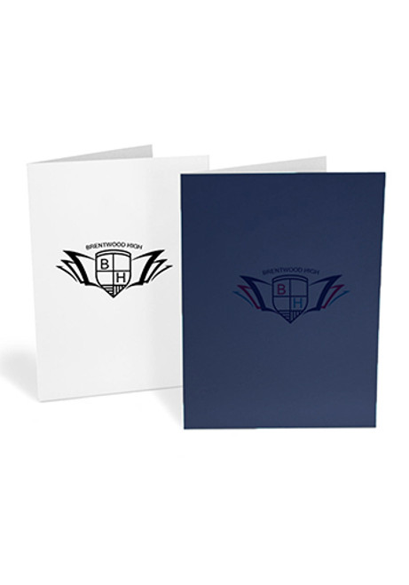Standard White Stock Presentation Folders Standard White Stock Presentation Folders