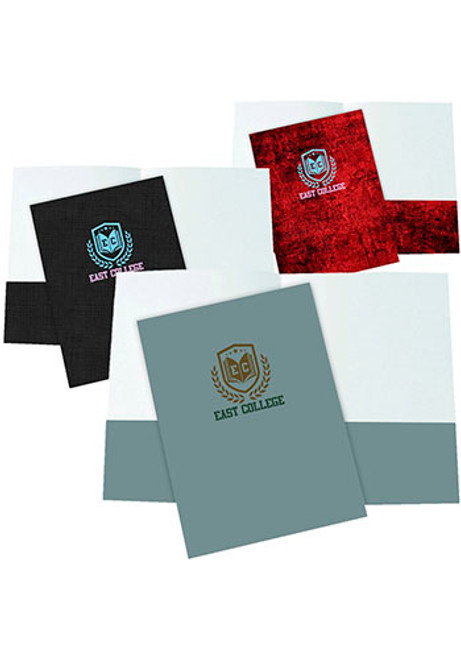 Foil Stamped Presentation Folders Foil Stamped Presentation Folders