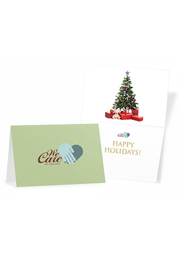 4 x 6 Folded Custom Printed Card