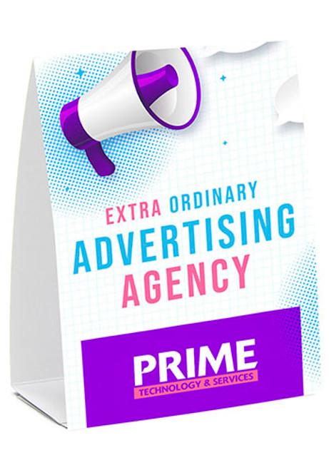 Vertical Custom Table Tents Vertical Custom Table Tents