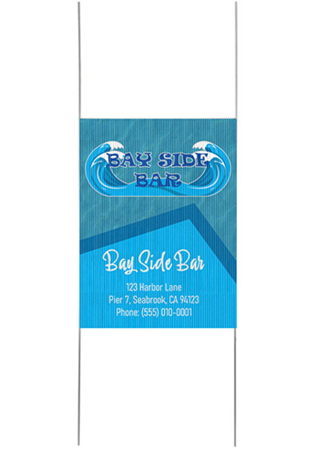 Vertical 18 x 24 Plastic Yard Sign Vertical 18 x 24 Plastic Yard Sign