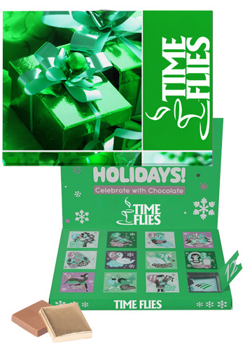 12 Window Countdown Card Chocolate