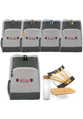 Bay Cooler Backpack Glass Lunch Set