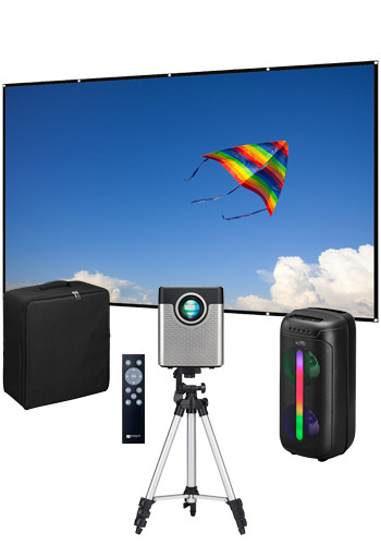 iLive™ Cinema Pop-Up Movie Theater Kit