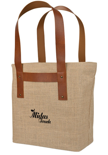 Out of The Woods Jute T-Strap Tote