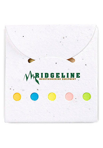Biodegradable Flower Seeded Sticky Note Pad