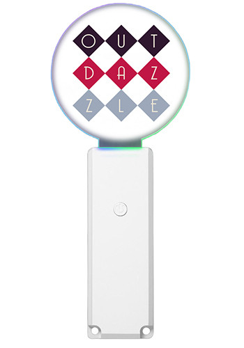 Light Up Clear Circle Wand