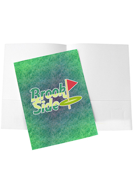Standard Stock White Presentation Folders Standard Stock White Presentation Folders