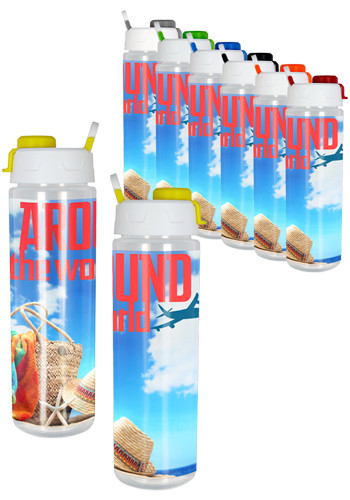 24 oz. Lumina Full Color Bottle with Pop Up Lid