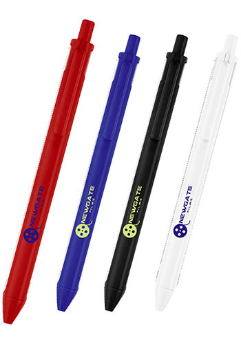 Straight Line Pen with 4 inches Ruler