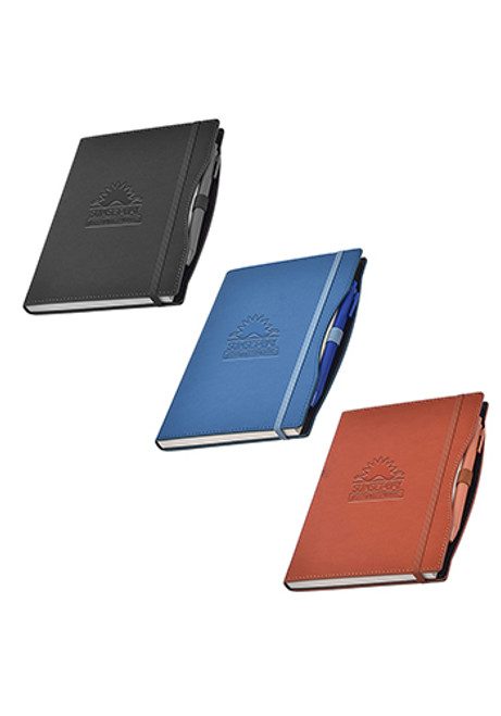 TiTUS® Notebook with Pen and Elastic Closure
