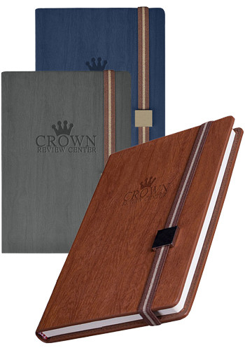 TiTUS® Melange A5 Notebook with Elastic Closure