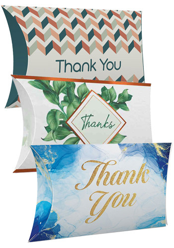 USA Made Medium Thanks Pillow Box