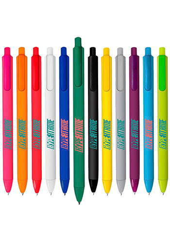 FLEX Soft Rubberized Ball Point Pen in Blue Ink