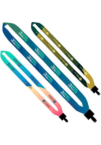 Dye-Sublimation Lanyard with Non-Swivel Hook