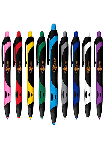 iWriter® Rubberized Gel Sport Stylus Pen in Blue Ink