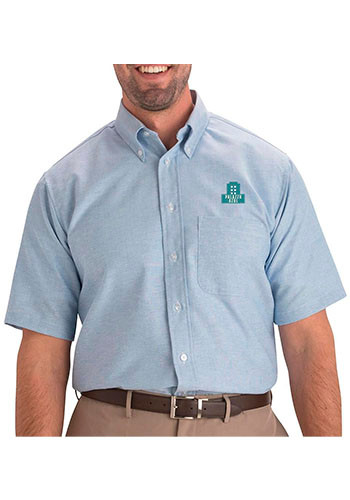 Edwards® Easy Care Oxford Short Sleeve Mens Shirt