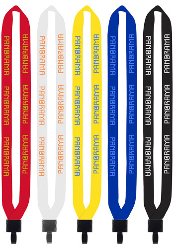 0.75" Polyester Lanyard with Non-Swivel Hook