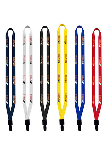 0.50 inch Lanyard with Non-Swivel Plastic Hook