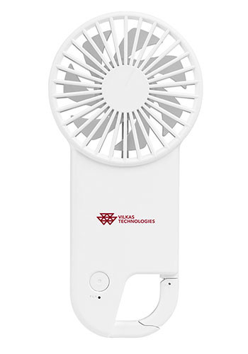 Breezy Hand Fan with Carabiner Clip