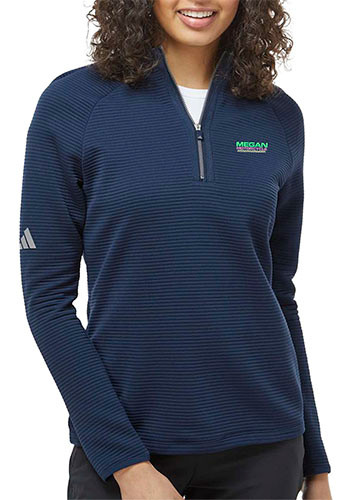 Adidas Womens Spacer Quarter-Zip Pullover