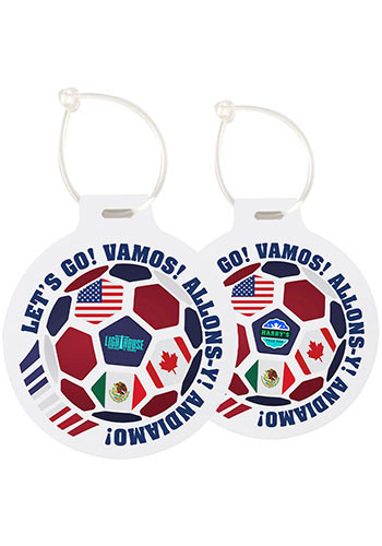 World Cup Soccer Luggage Tag