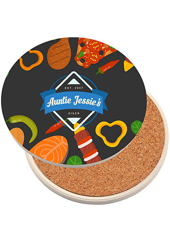 Full Color Round Absorbent Coaster