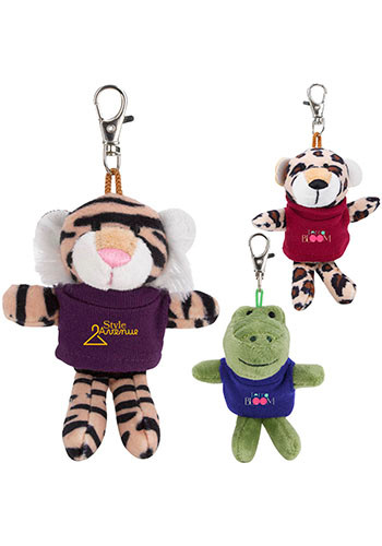 Chelsea Teddy Bear™ Wild Bunch Plush Key Tags