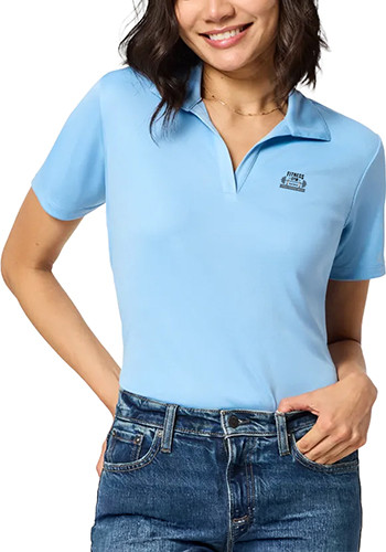 Blue Generation Ladies Titan V-Neck Polos