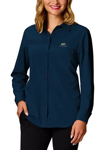 Blue Generation Ladies’ Comfort Stretch Woven Shirts