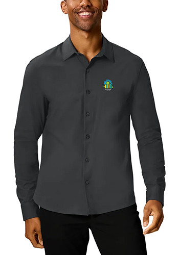 Blue Generation Mens 4-Way Comfort Stretch Woven Shirts